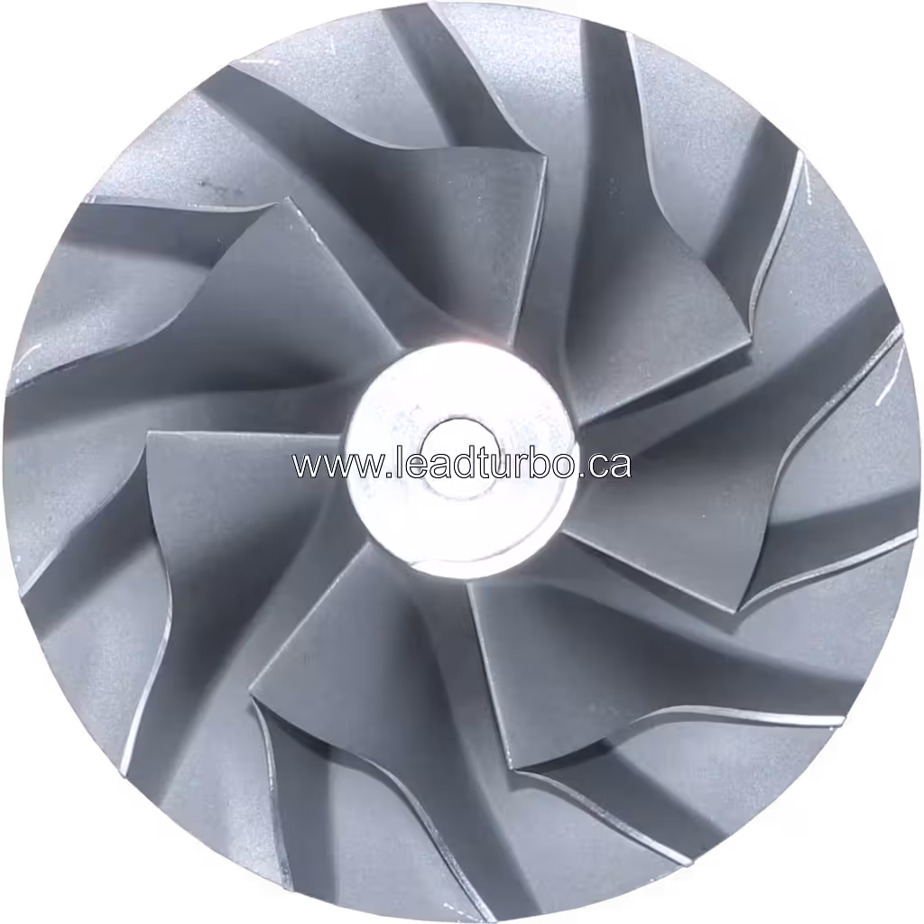 Aftermarket turbo compressor wheel replacement
