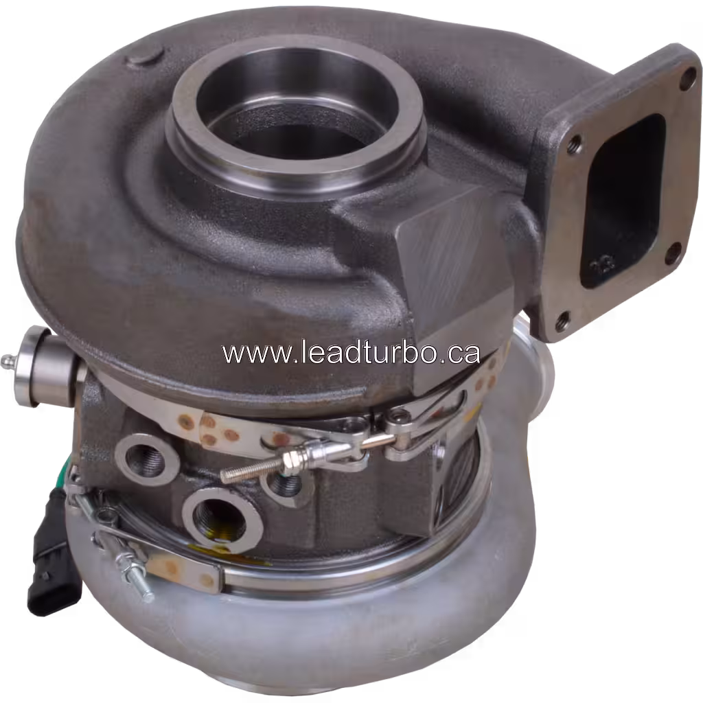 4033191 HY40V Turbocharger Replacement for IVECO Cursor 8 bottom 45 degree view