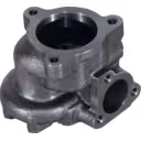 Vue latérale carter turbine K03 Audi A4