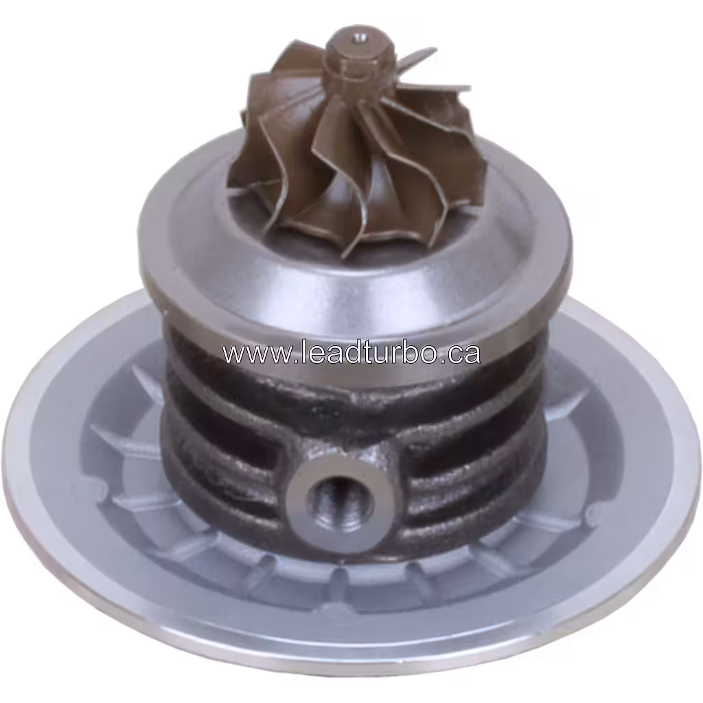 Core de turbocompresseur J96 vue de bas 45 degrés