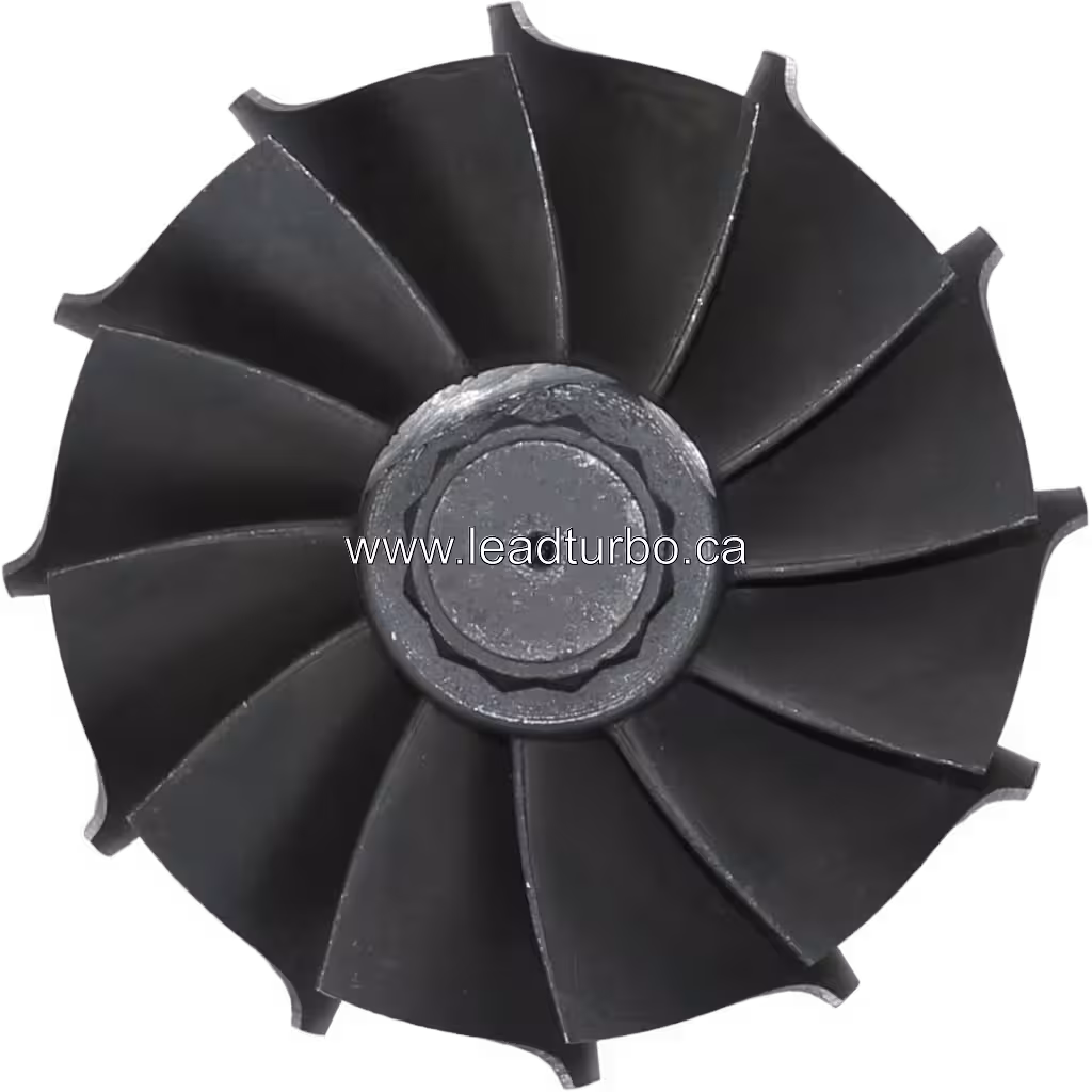 Vue de dessus de la roue de turbine HX55 4031437 TW