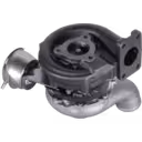 059145701S Turbocharger side view showing compressor housing