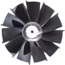 Détail roue turbine turbocompresseur Hino