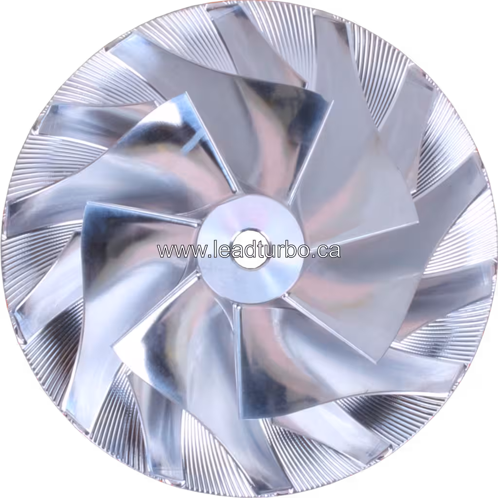 Aftermarket FOR 85151094 CW compressor wheel with radial machining texture on blade surfaces