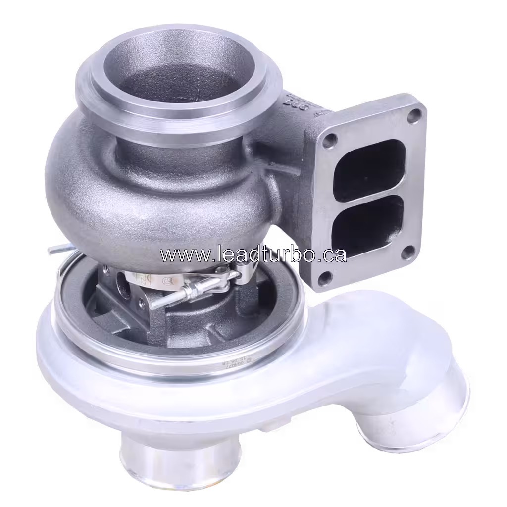 Mack E7 Engine Turbocharger Side View