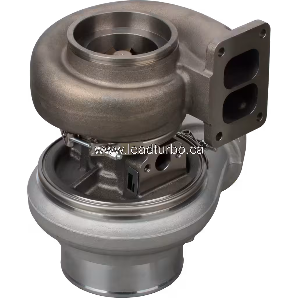 Détail des raccords du turbocompresseur CAT 3406