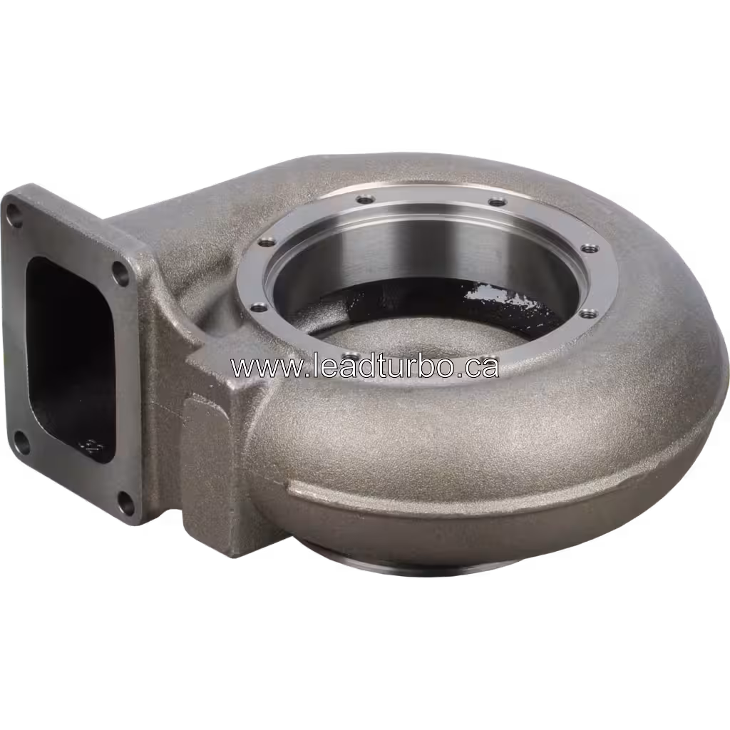 3597475-CAST-3 HX82 turbine housing bottom view with machined opening