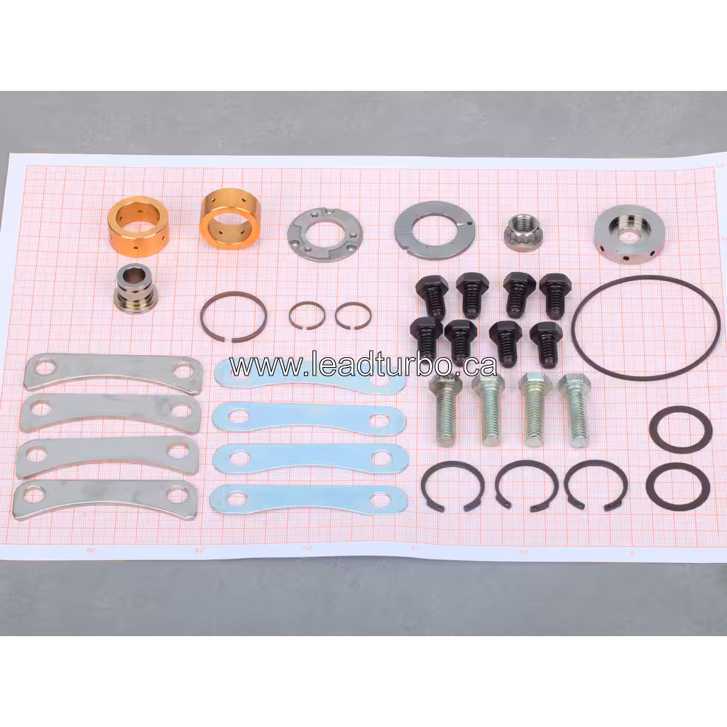 468416-0000 TL9102 Turbocharger Repair Kit for CAT 3412 45 degree view