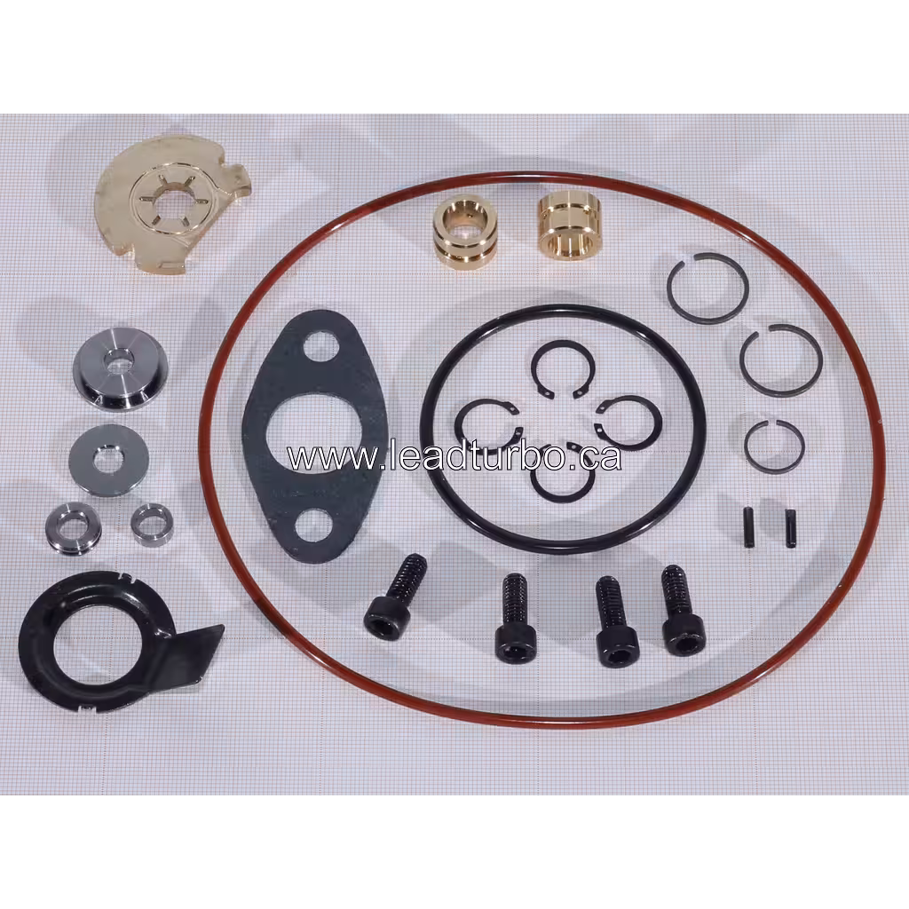 Kit de réparation 5324-970-6087 RK avec joints rouges et noirs, bagues dorées et vis
