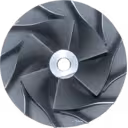 Détail de la roue de compresseur turbo J96