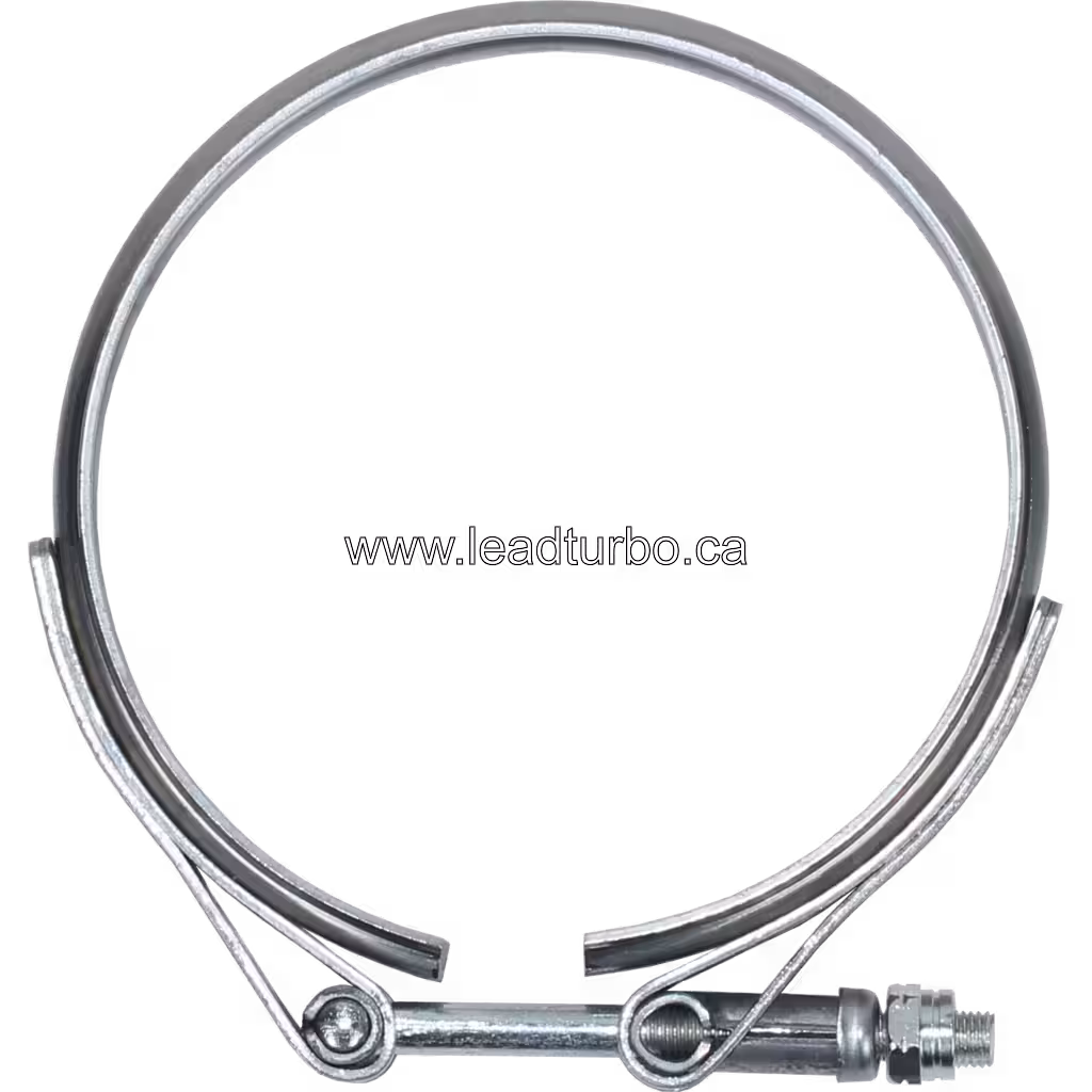 V-band clamp for Cummins ISX1 turbocharger