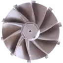 Side profile of 0R7135 TW turbine wheel with long shaft for CAT 3176C