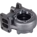 Détail bride carter turbine moteur diesel Cummins