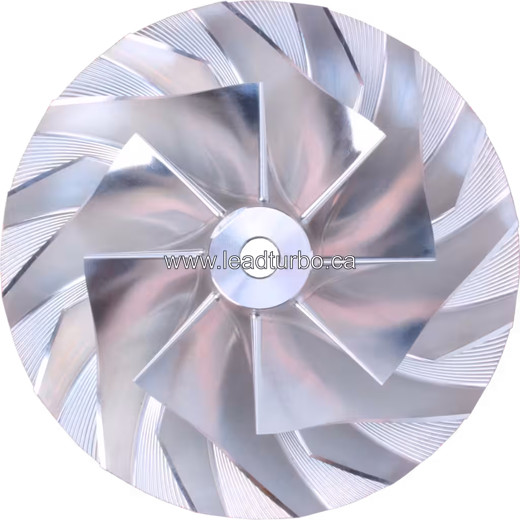 Roue de compresseur 4035398 pour Volvo MD13, finition métallique polie