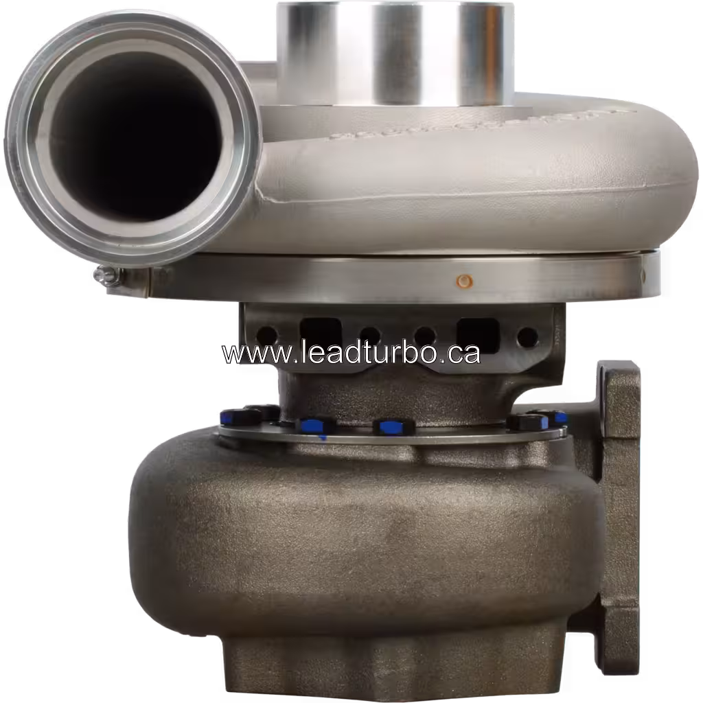 Turbocompresseur 6505-55-5260 KTR110G-H44E vue avant avec carter compresseur argenté