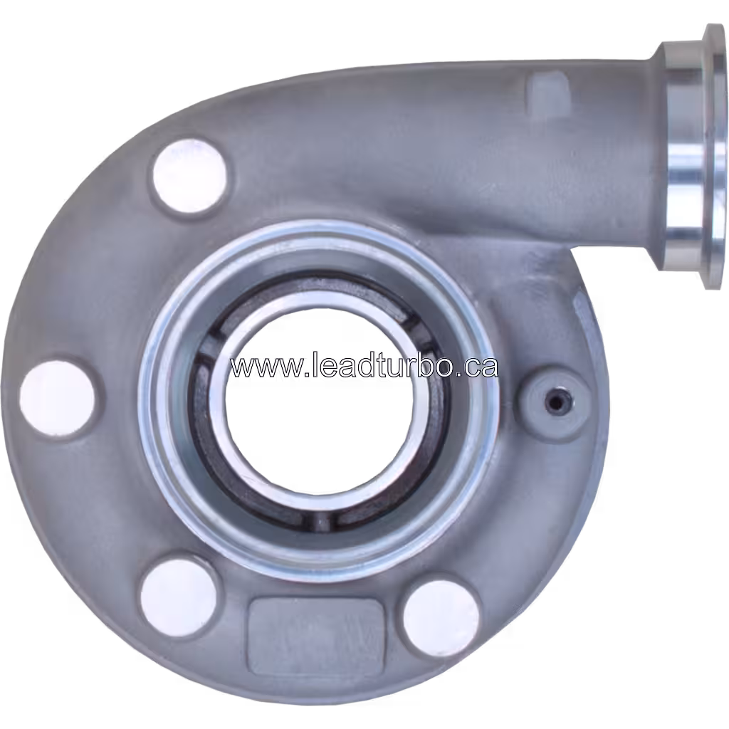 Front view of 11589700000 CH compressor housing with four-bolt flange