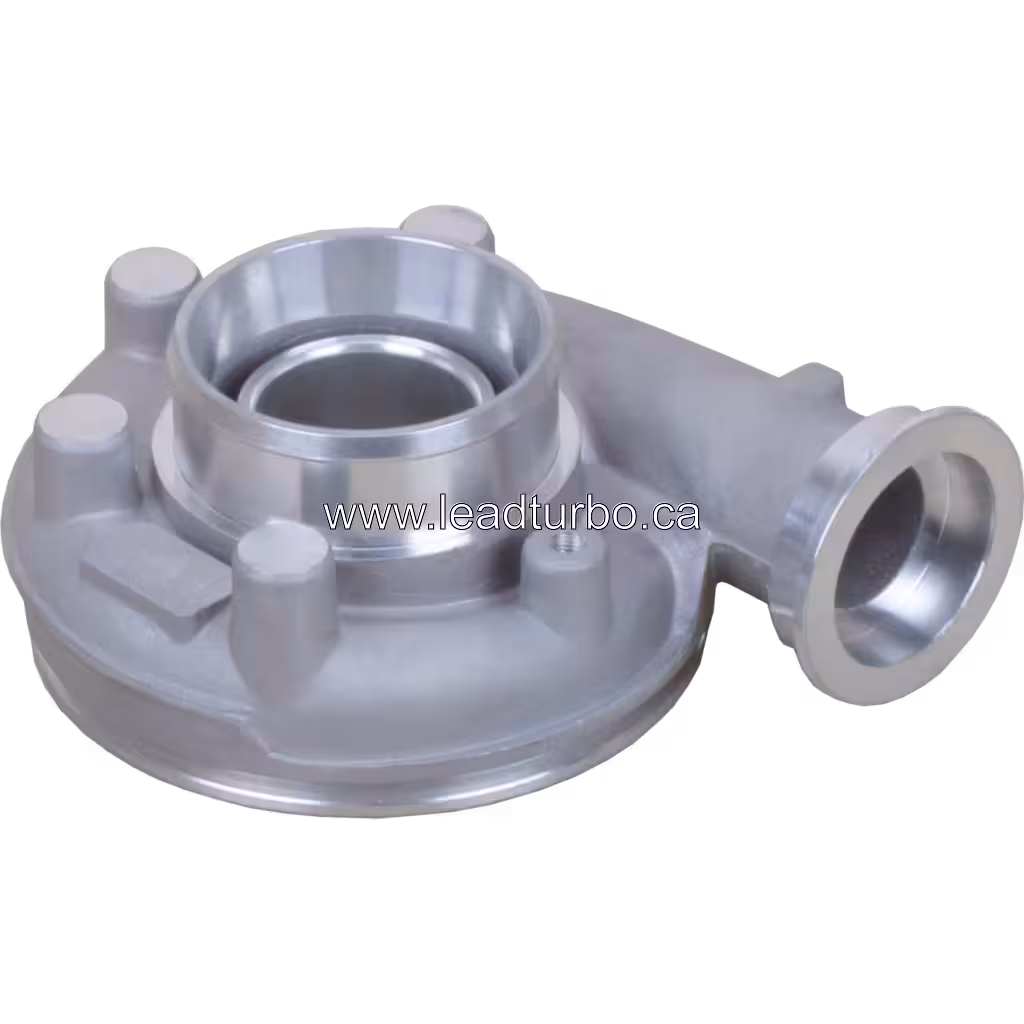 Top 45-degree view of B1G-2471NRAKB compressor housing outlet port