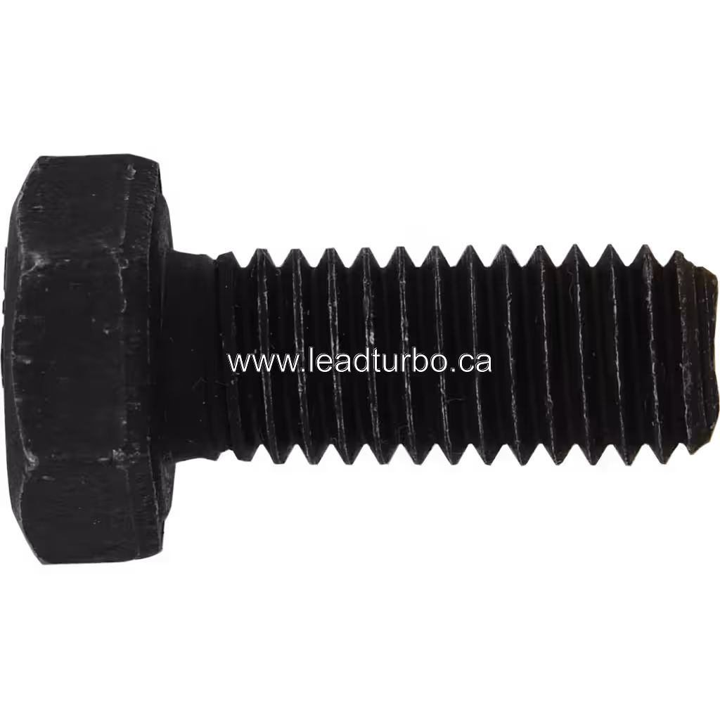 2840364 HX35W Shaft Nut front view showing black hex head and threaded shank