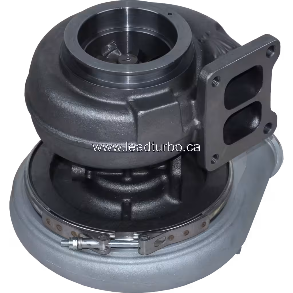 HX55 Turbocharger Assembly Side View