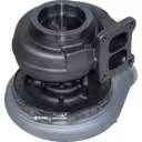 HX55 Turbocharger Assembly Side View