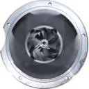 FOR 8973659480 turbocharger core front view showing compressor wheel