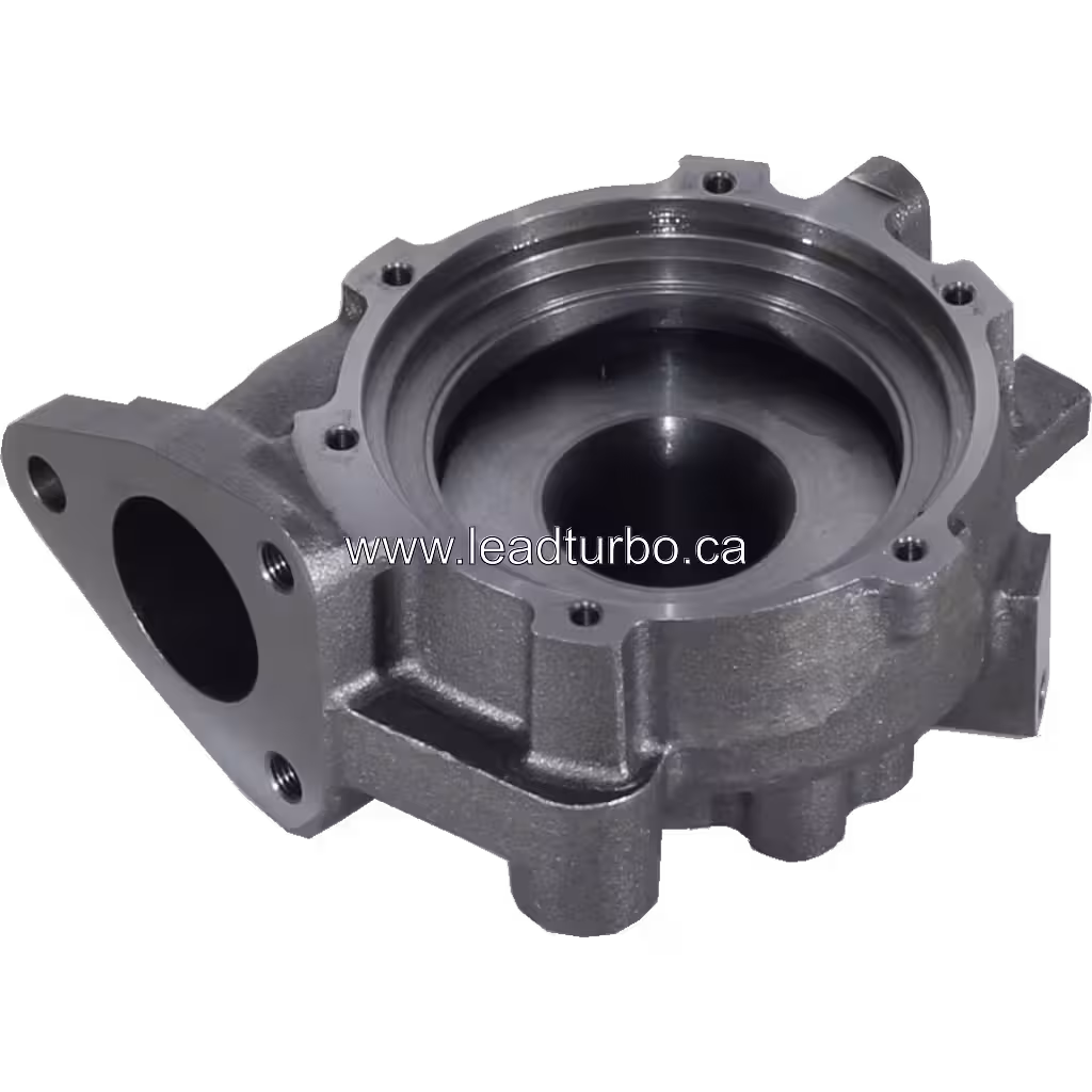 Turbocharger turbine housing component view