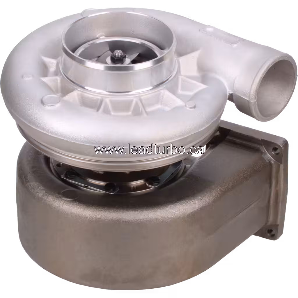 Vue avant du turbocompresseur pour moteur Cummins KTA50
