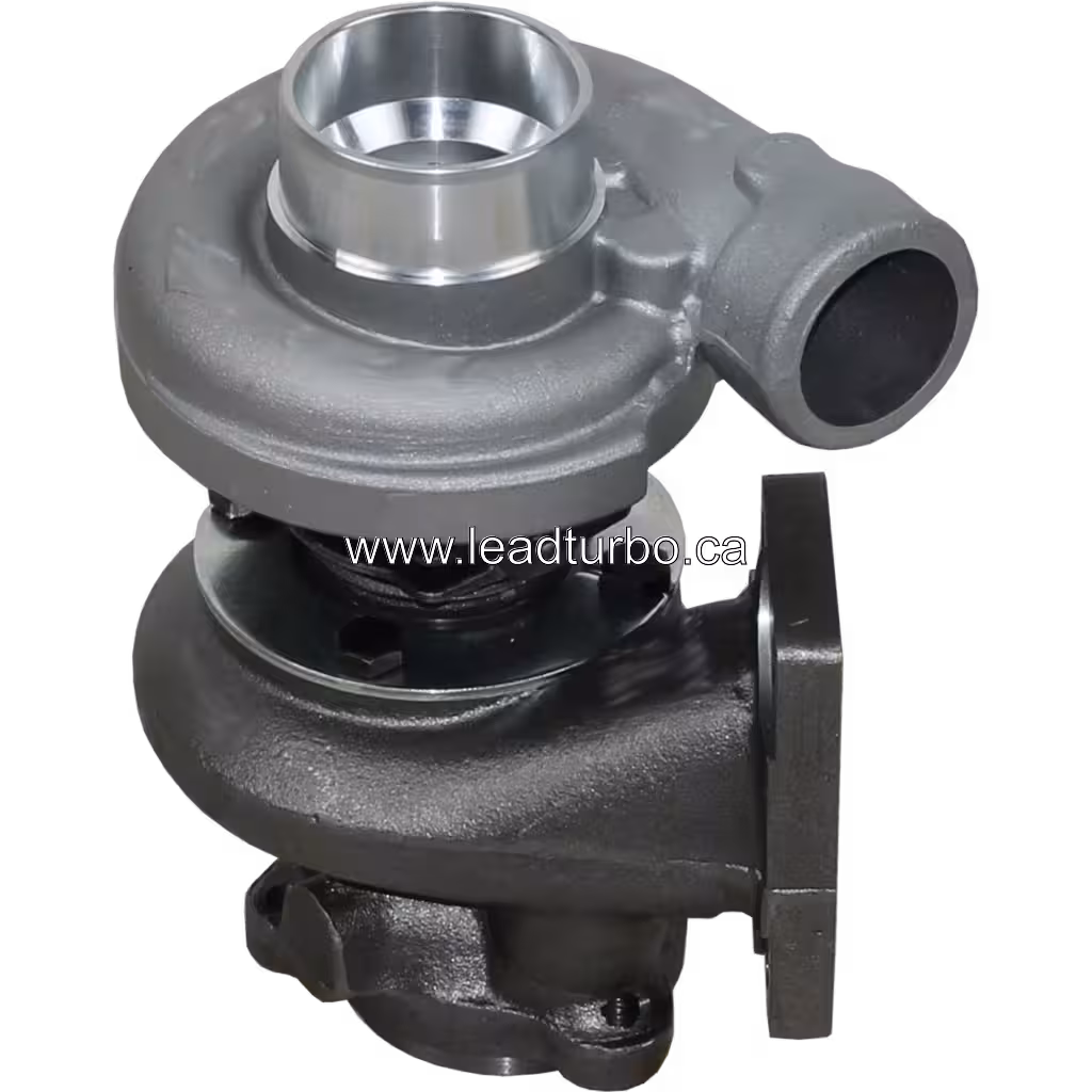 Turbine housing with rectangular flange on 452061-5005 turbocharger