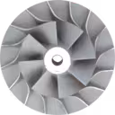 Roue de compresseur 6506-21-5010 CW pour KTR90-232E Komatsu PC400-7 thumbnail 4