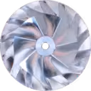 Roue de compresseur turbo pour KAMAZ V8 Euro4
