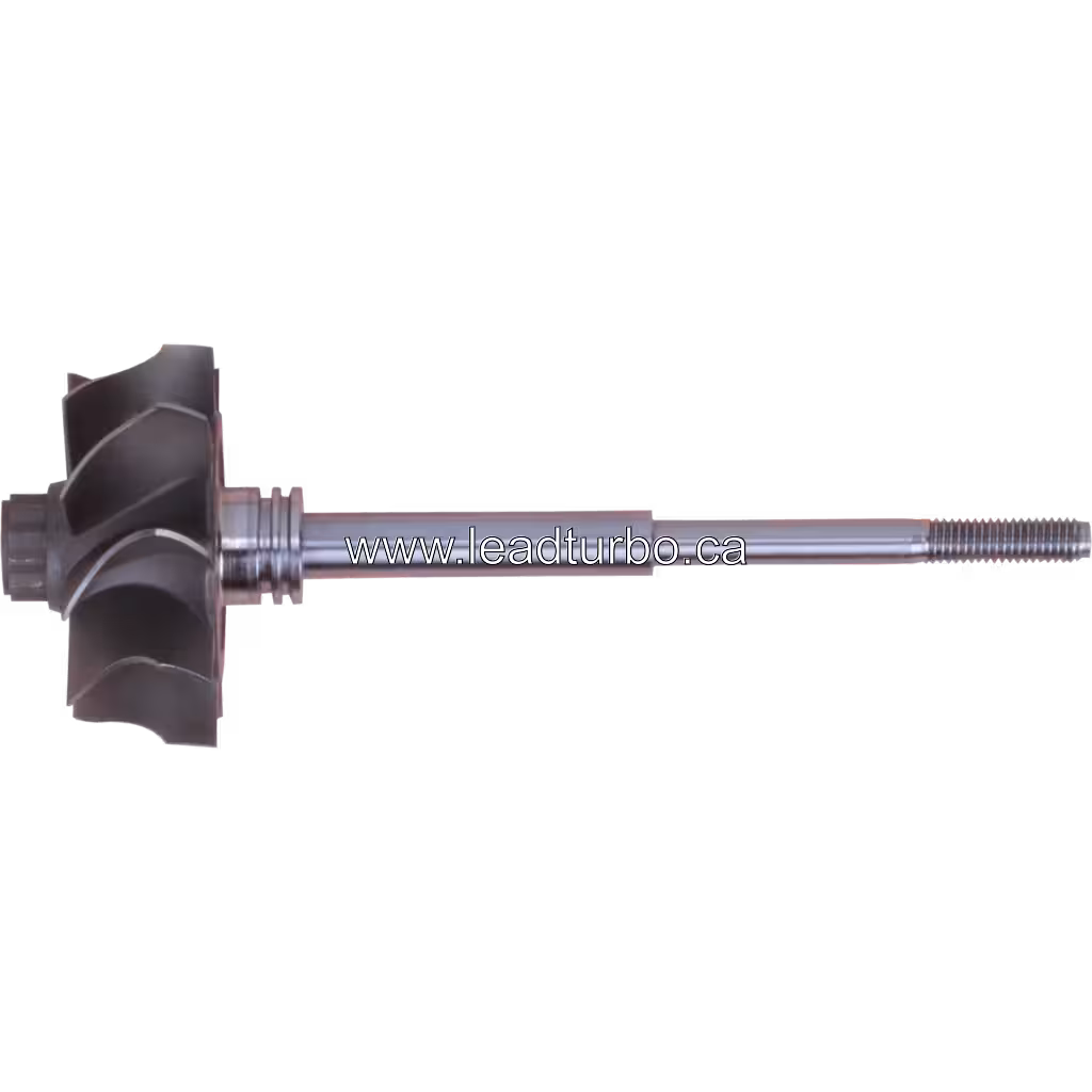 Roue de turbine S1B FOR 04258205KZ TW vue de profil avec arbre fileté