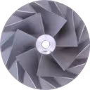 Roue Compresseur 3575152 CW pour Turbo HX50 - Application Scania DSI12-M42 thumbnail 2