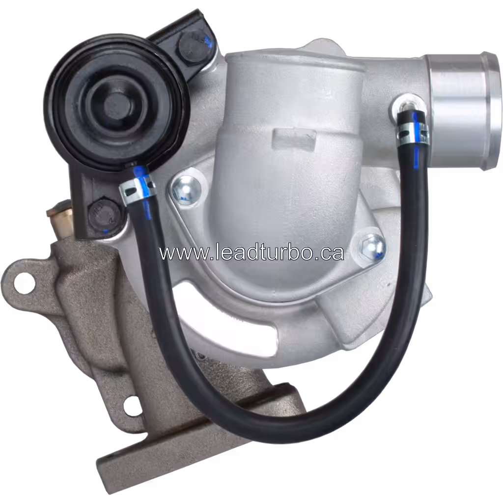 Turbocompresseur TF035 pour moteur D4BH vue latérale