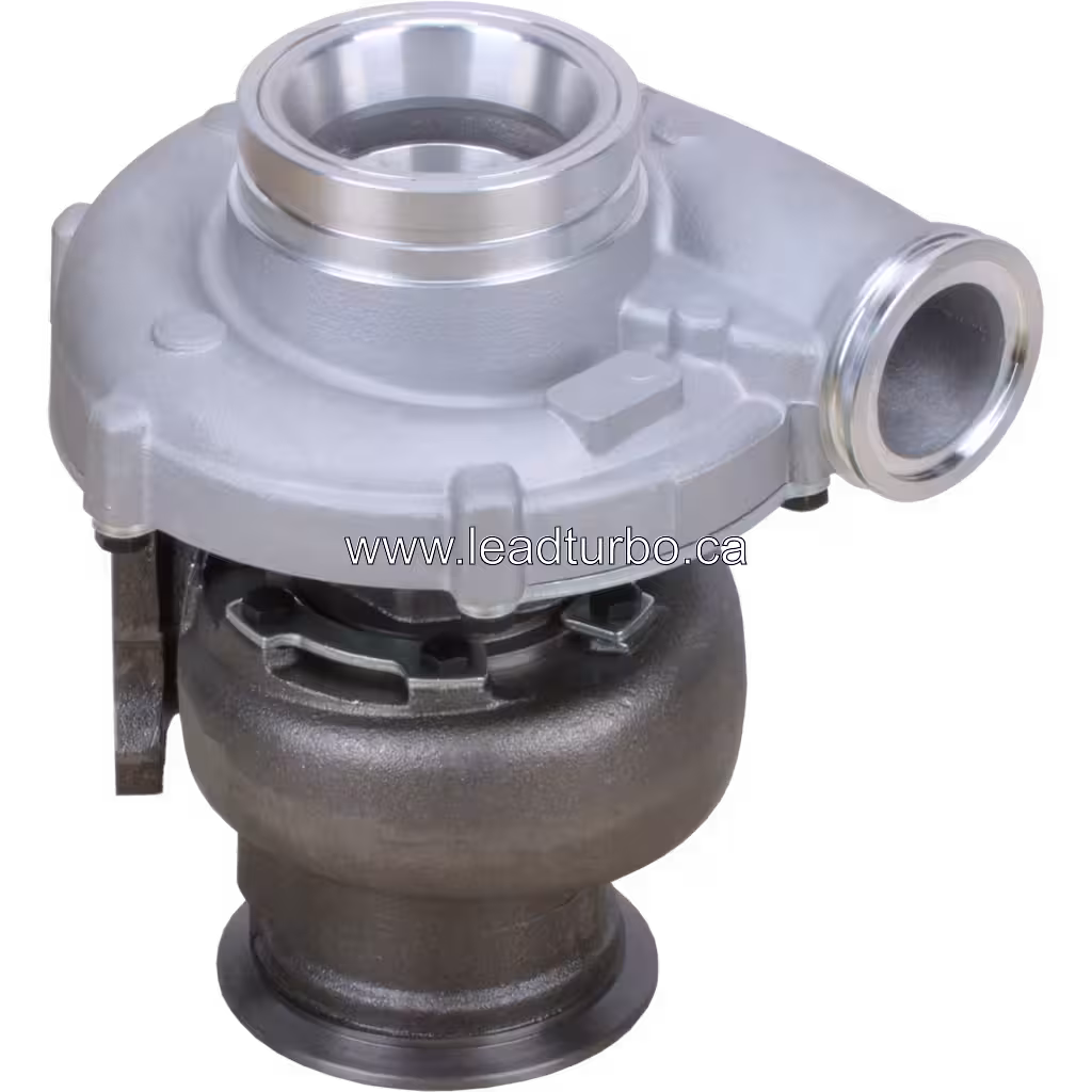 Vue avant du turbocompresseur Volvo D9