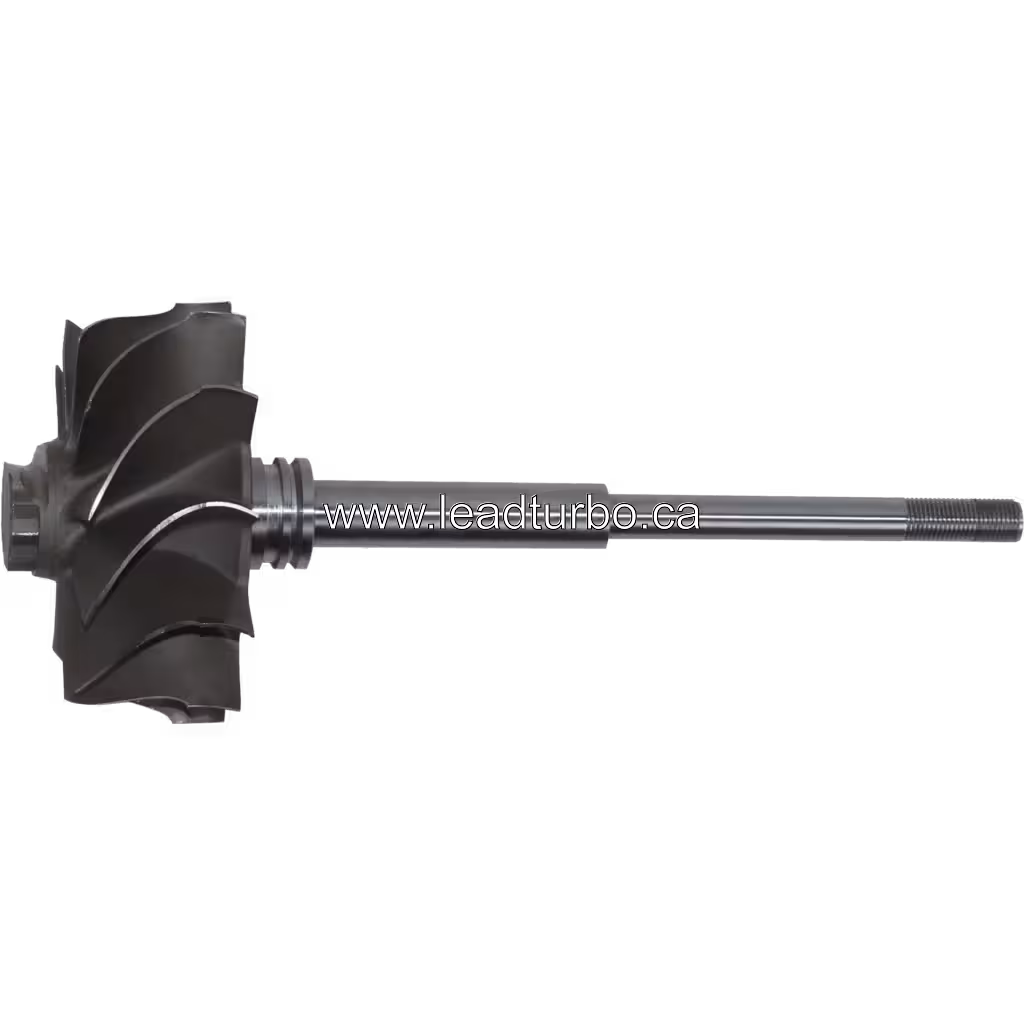 179757 S510C004 turbine wheel side profile with long shaft