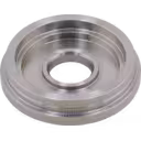 Bottom view of FOR 4046100 OP metal disc showing side profile