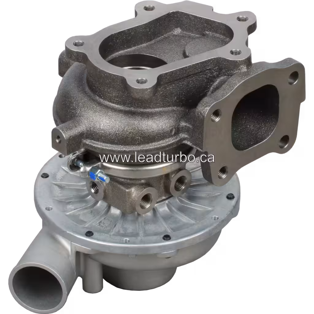 8973628390 RHF55 Turbocharger Replacement for Hitachi ZX210 Isuzu 4HE1 bottom 45 degree view