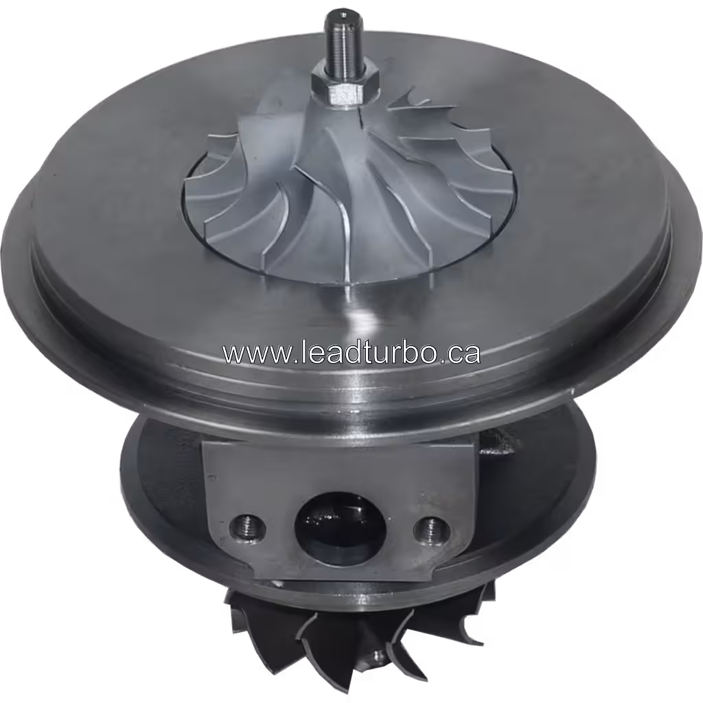 4LF302 core compressor wheel and turbine wheel detail