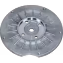 J96 turbocharger back plate FOR 8972402101 BP bottom view with radial casting ribs