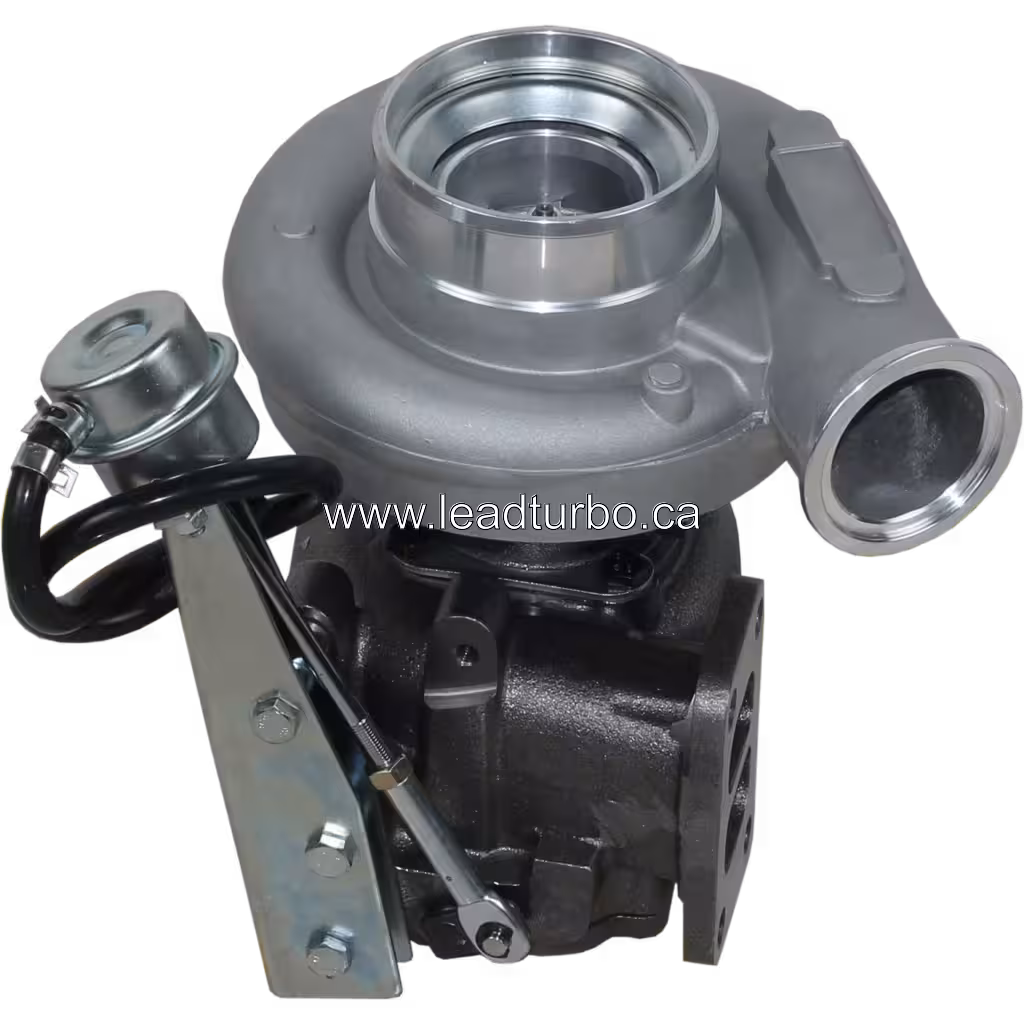 Vue latérale du turbocompresseur de remplacement 3800463