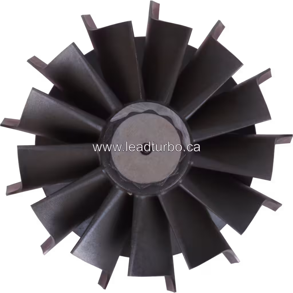 3593450 HX82 Turbine Wheel for Cummins QSK60 Turbocharger top view