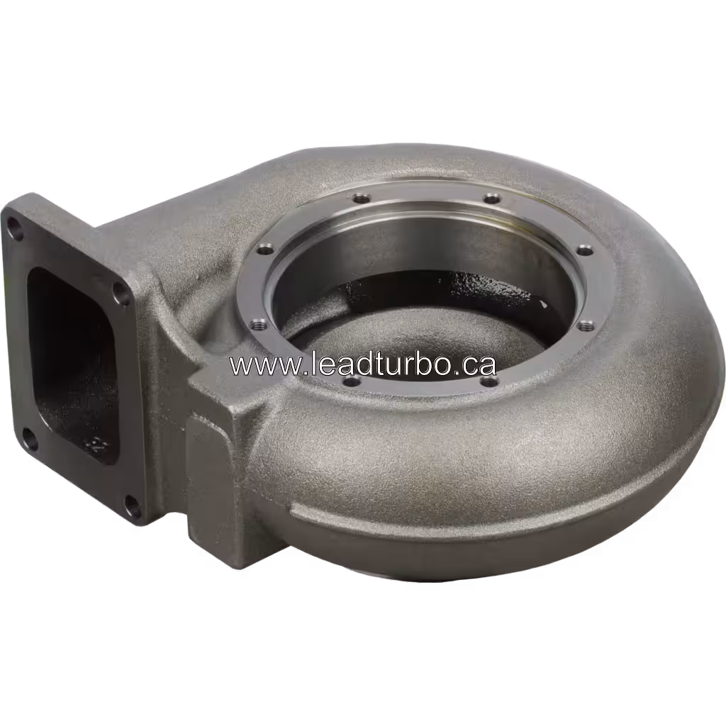 3597475-CAST-3 HX82 Turbine Housing Replacement for Cummins QST30 bottom 45 degree view