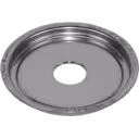 Heat shield NN137055 vue de dessus, disque métallique circulaire avec rainures concentriques