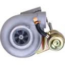 14411-22J00 TB2527 turbocharger with grey compressor housing and gold actuator