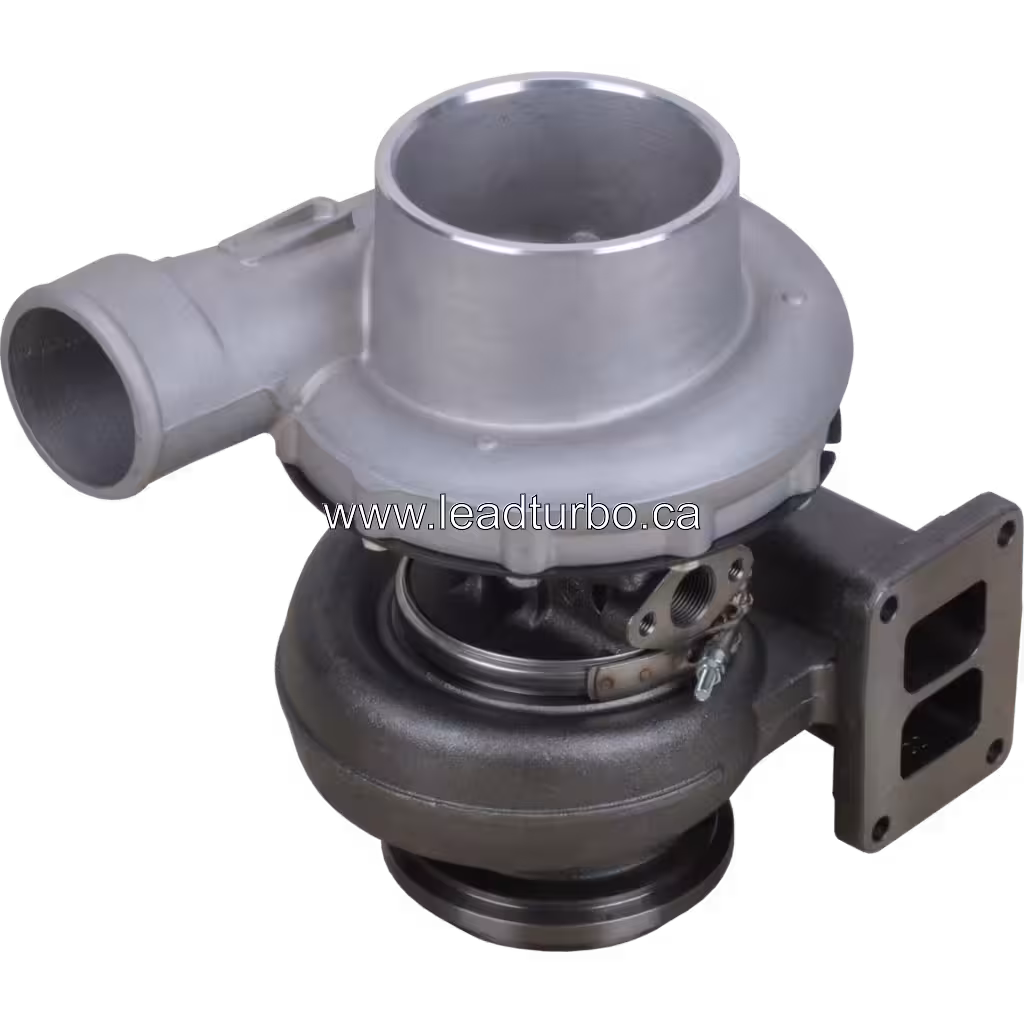 Vue latérale du turbocompresseur industriel pour moteurs Cummins