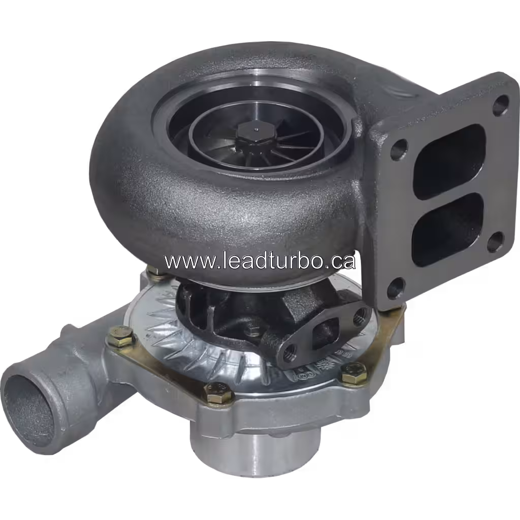 465476-5002S TO4B83 Turbocharger for Isuzu 6BD1-T Construction bottom 45 degree view