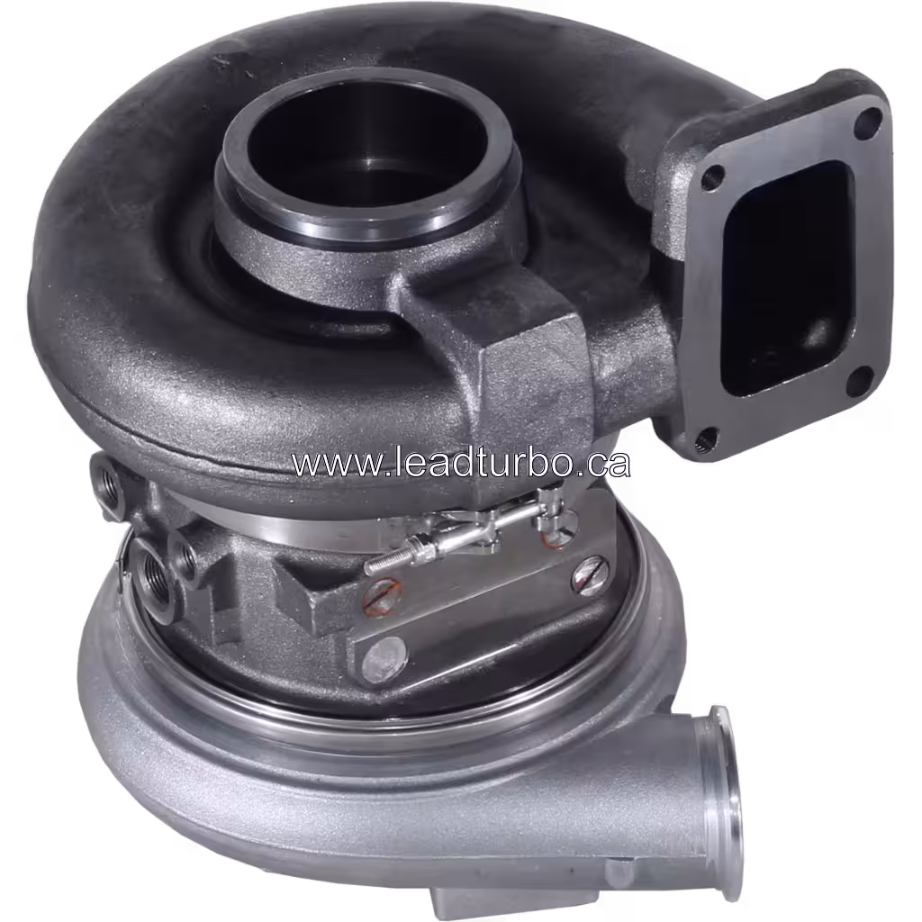 504255233 HY55V Turbocharger Replacement for IVECO Cursor 10 bottom 45 degree view