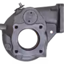 Close up of K27 turbine housing flange and inlet