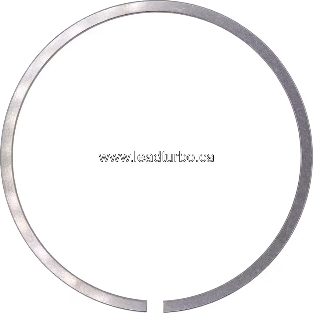 Bague de piston FOR HE351V SR vue de dessus profil plat