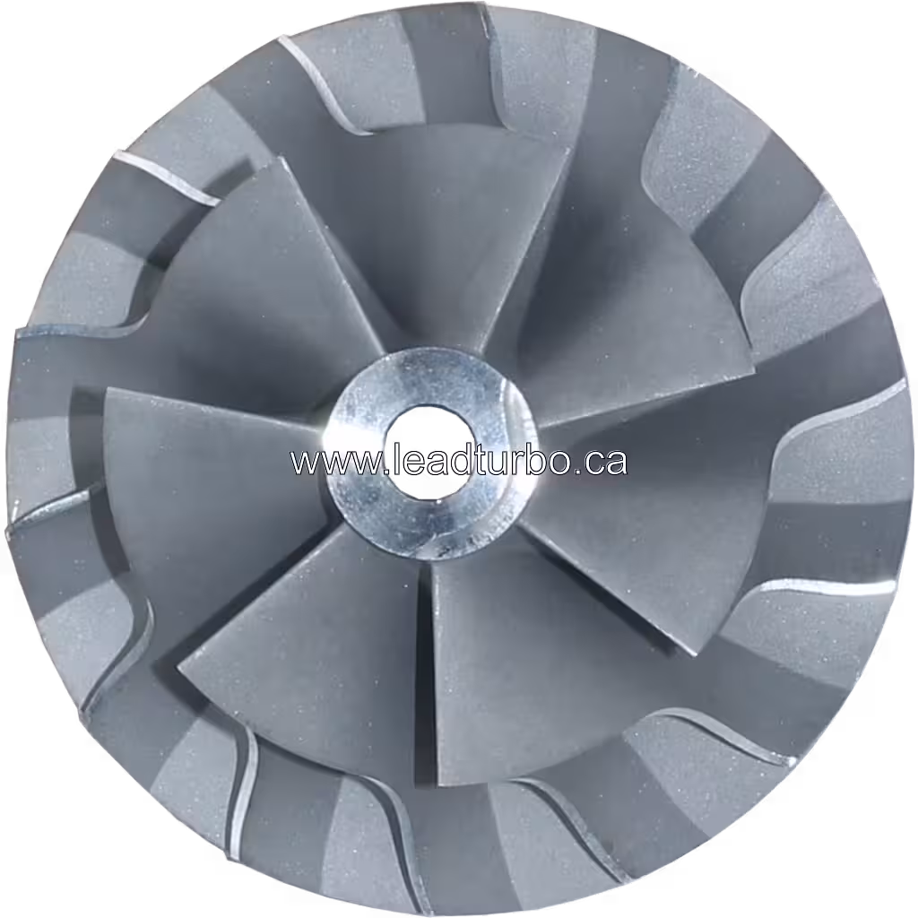 Détail de la roue de compresseur turbo J96